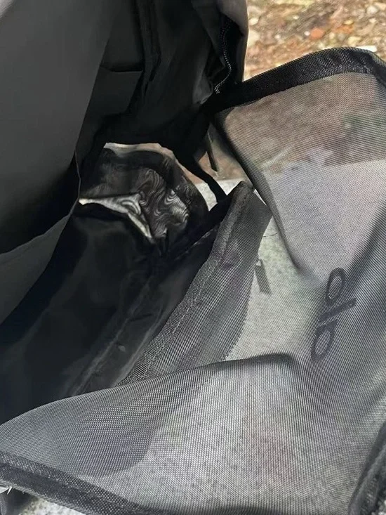 Black Transparent Backpack - Picture 3 of 5